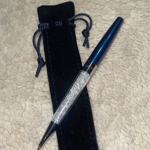 Swarovski navy blue pen